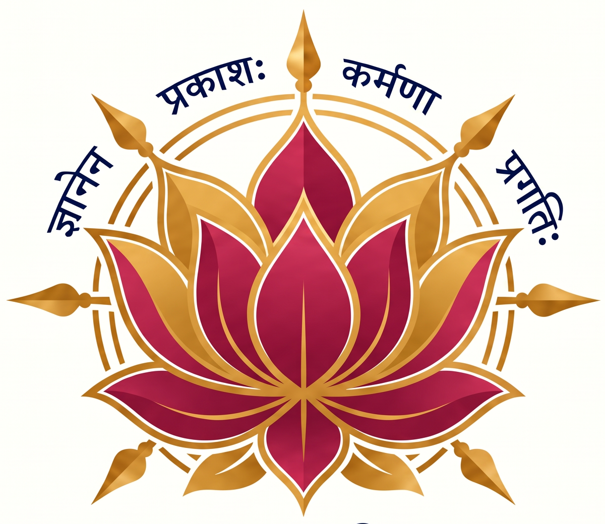 Lotus–Chakra emblem